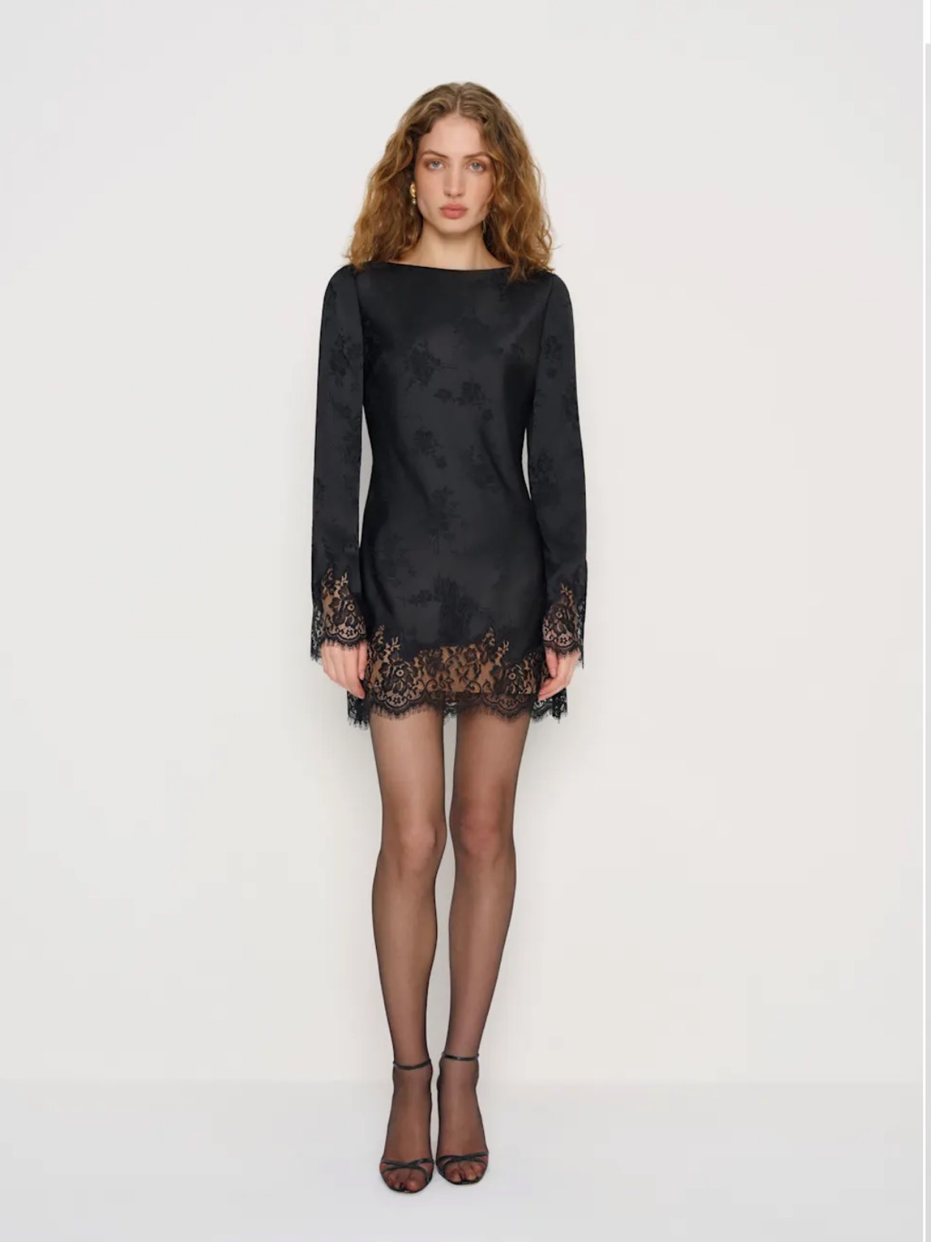 Reformation Blanche Silk Dress Black - Size S